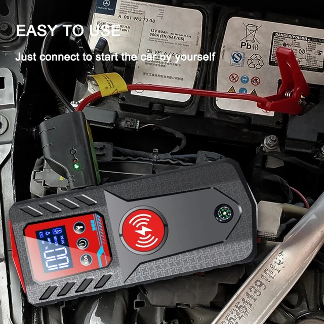 Alt view image 7 of 7 - 8000A Car Jump Starter Booster Jumper Pack Power Bank For 6.0L Gas&5.0L Die