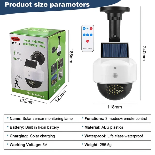 Alt view image 3 of 7 - 40 LED Solar Power Wall Light PIR Motion Sensor Outdoor Garden Lamp Waterproof