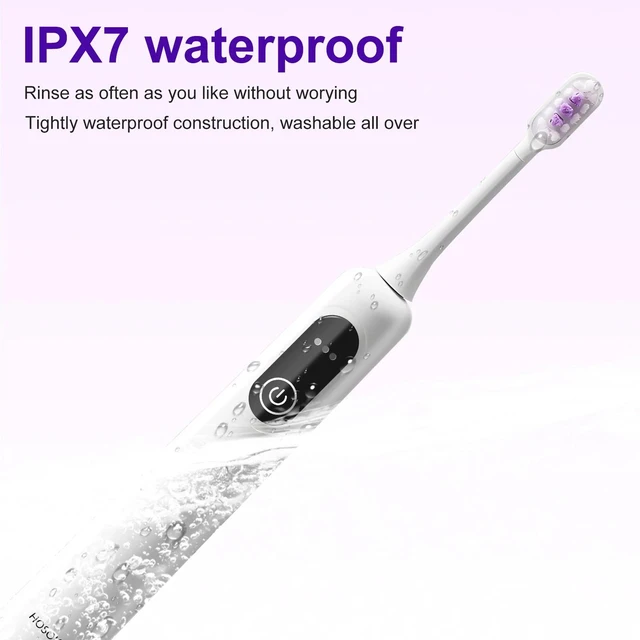 Alt view image 2 of 7 - Electric Toothbrushes Waterproof Oscillating & Vibration Sonic Travel For Adults