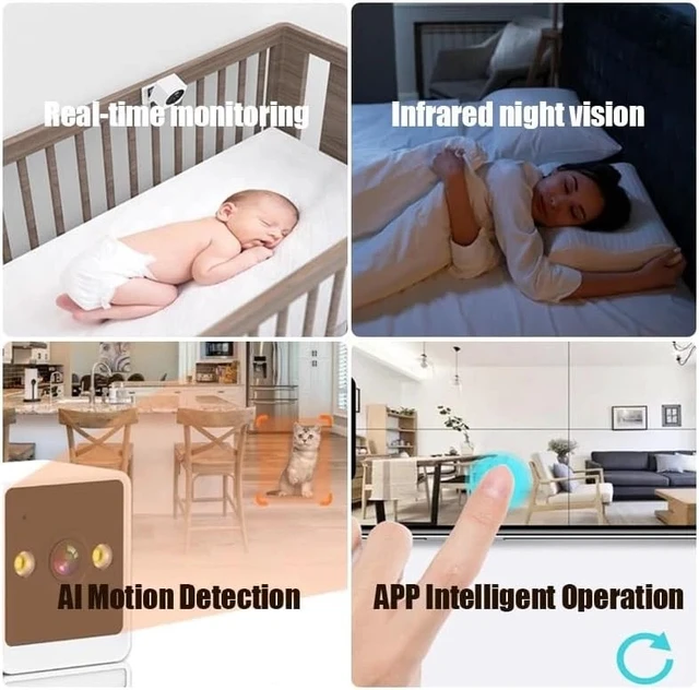 Alt view image 4 of 7 - 1080P 360° Camara De Seguridad Inalambrica Con Vision Nocturna Audio y Video PTZ