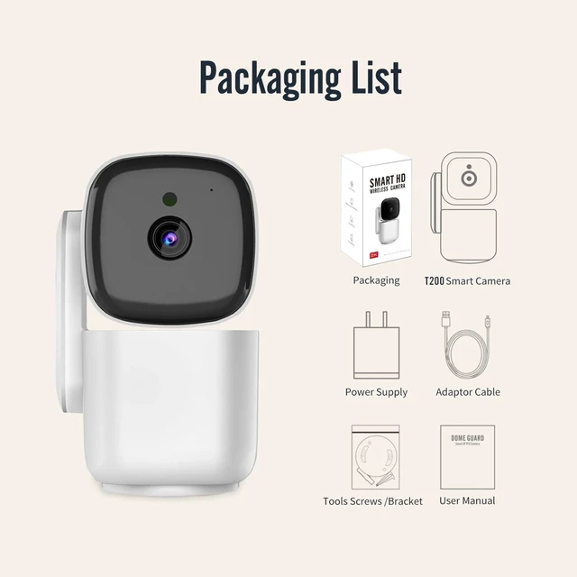 Alt view image 3 of 7 - 1080P 360° Camara De Seguridad Inalambrica Con Vision Nocturna Audio y Video PTZ