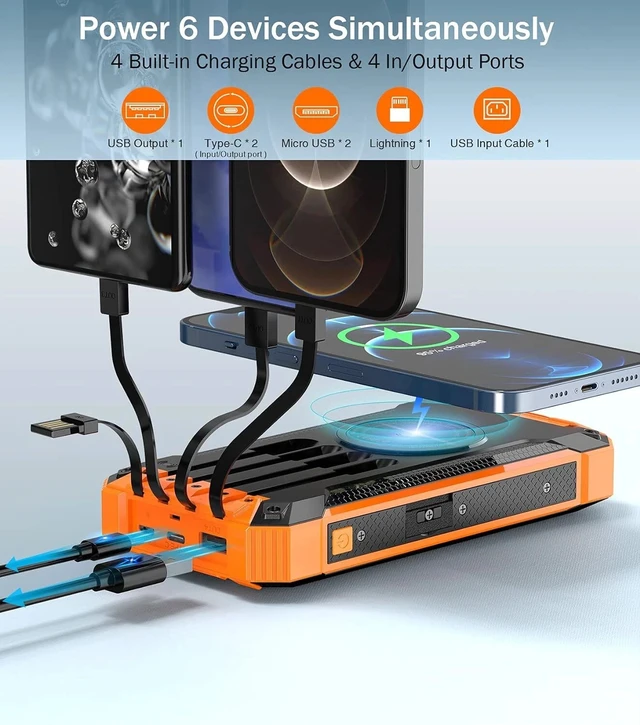 Alt view image 4 of 7 - 36000mAh USB Cargador Portatil Fast Charger Para Celulares Bateria De Celular