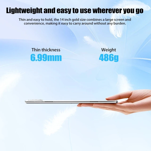 Alt view image 6 of 7 - 10" Children's Tablet Android Tablet PC 4GB+64GB Dual Camera Keyboard Mouse Kit