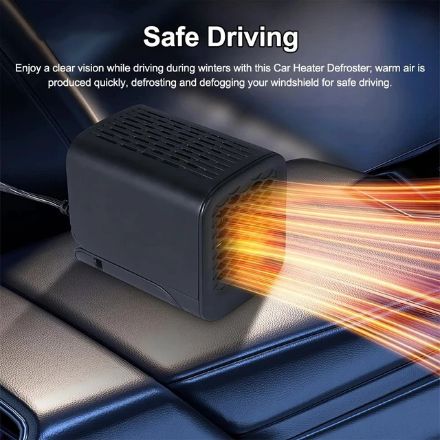 Alt view image 5 of 7 - 2 in 1 Portable Car Heater 12V 120W Electric Heating Fan Fits All Car Truck SUV