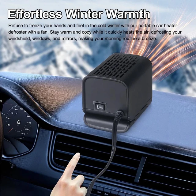 Alt view image 6 of 7 - 2 in 1 Portable Car Heater 12V 120W Electric Heating Fan Fits All Car Truck SUV