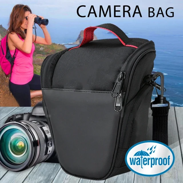 Alt view image 2 of 7 - Waterproof Shockproof DSLR SLR Camera Bag Shoulder Case For Canon EOS Nikon Sony