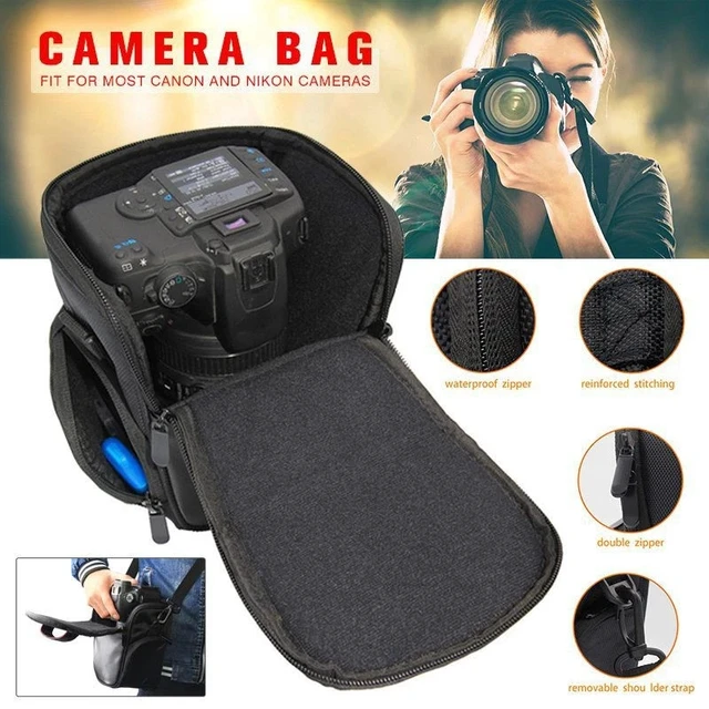 Alt view image 3 of 7 - Waterproof Shockproof DSLR SLR Camera Bag Shoulder Case For Canon EOS Nikon Sony