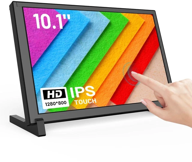 Main image of Touchscreen 10.1" 16:9 Portable Monitor IPS 1280*800 plug & play Second Monitor
