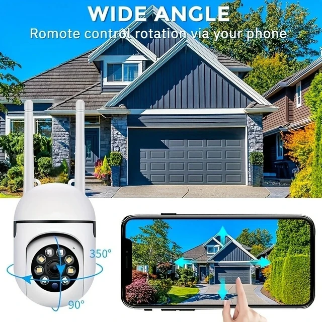 Alt view image 5 of 7 - 4Pack Wireless 2.4G WiFi Security Camera System Smart Outdoor Night Vision 1080P