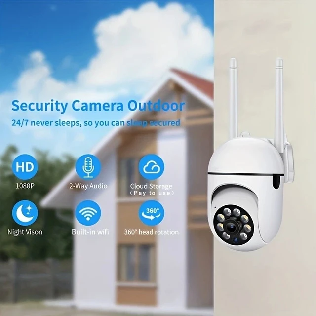 Alt view image 7 of 7 - 4Pack Wireless 2.4G WiFi Security Camera System Smart Outdoor Night Vision 1080P