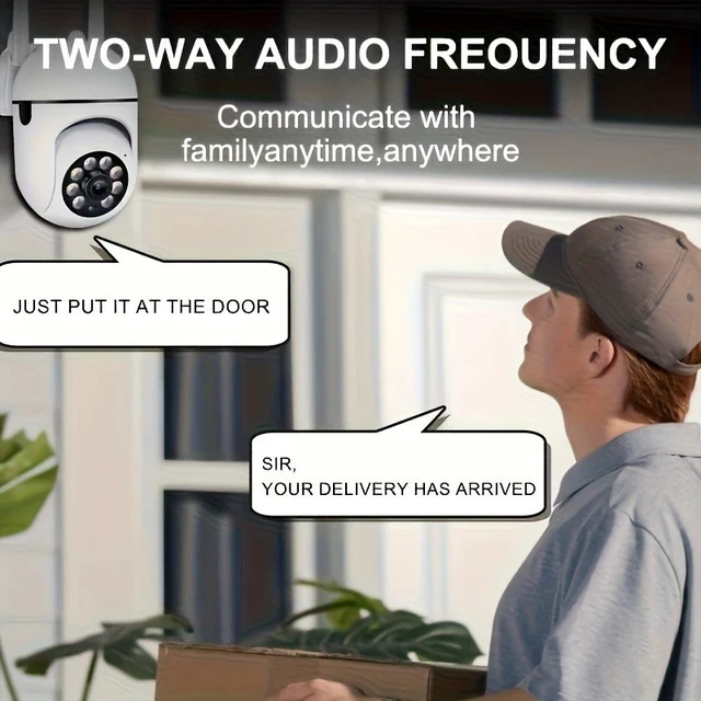 Alt view image 3 of 7 - Wireless 2.4G WiFi Security Camera System Smart Outdoor Night Vision 1080P