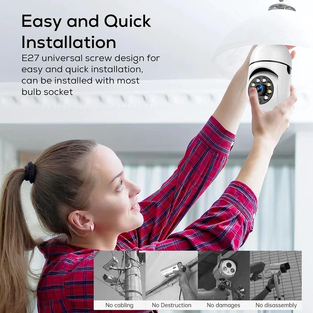 Alt view image 2 of 7 - Wireless Security Camera System Outdoor Home 5G Wifi Night Vision Cam 1080P