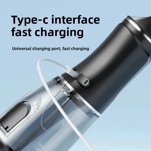 Alt view image 5 of 7 - 380ML Smart Electric Oral Irrigator Water Flosser Portable Rechargeable Dental