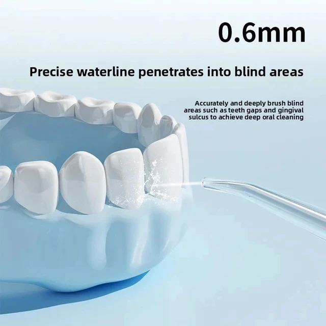 Alt view image 7 of 7 - 380ML Smart Electric Oral Irrigator Water Flosser Portable Rechargeable Dental
