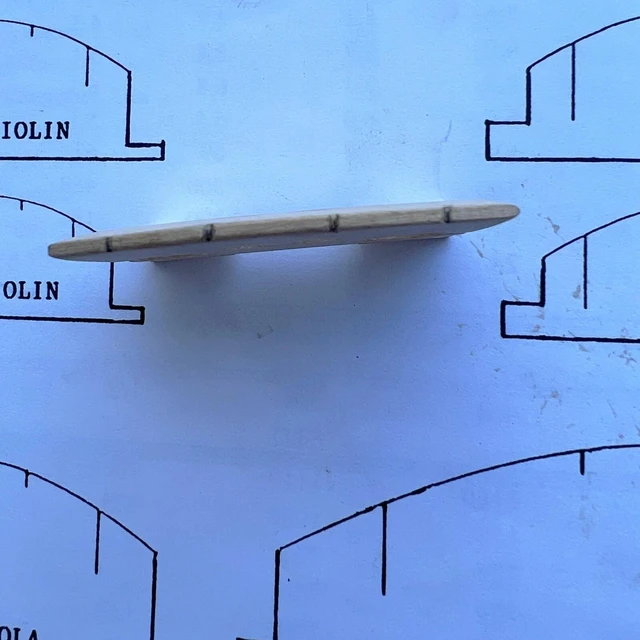 Alt view image 4 of 7 - Pre-Fitted 4/4 Size Violin Bridge Free US Shipping High Quality Maple Wood