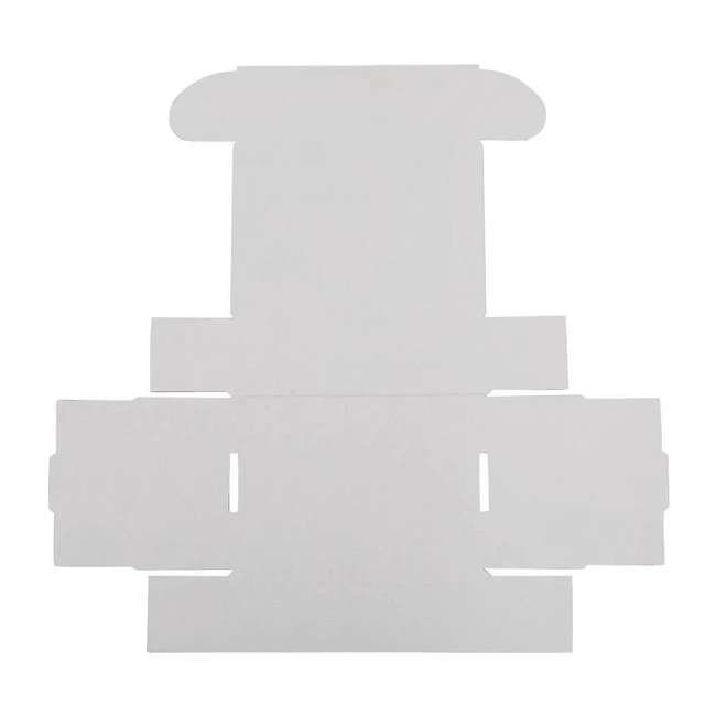 Alt view image 3 of 7 - 50 - 6x4x2 White Corrugated Shipping Mailer Carton Packing Fold Box