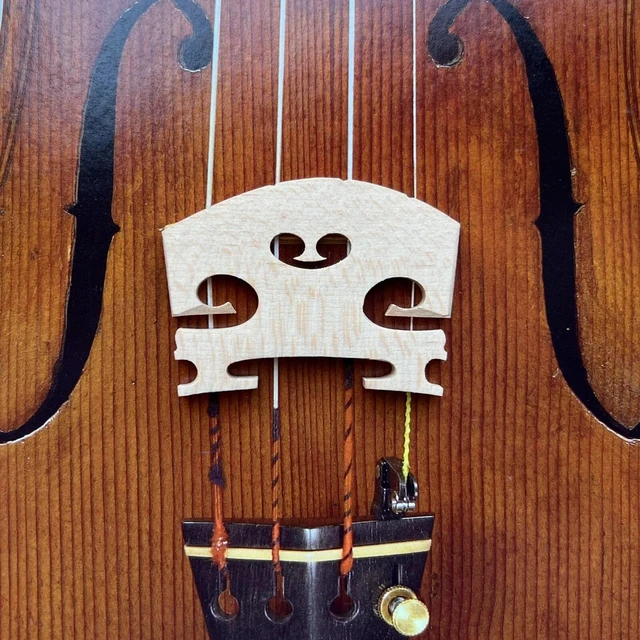 Alt view image 7 of 7 - Pre-Fitted 4/4 Size Violin Bridge Free US Shipping High Quality Maple Wood