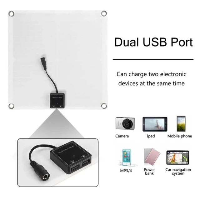 Alt view image 7 of 7 - 80W Solar Panel Kit 12V Trickle Battery Charger 100A Controller For Boat RV Car