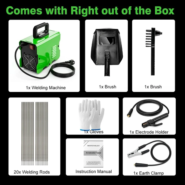 Alt view image 3 of 7 - 110V IGBT ARC Welding Machine Inverter MMA 20-250A Electric Welder Host Machine