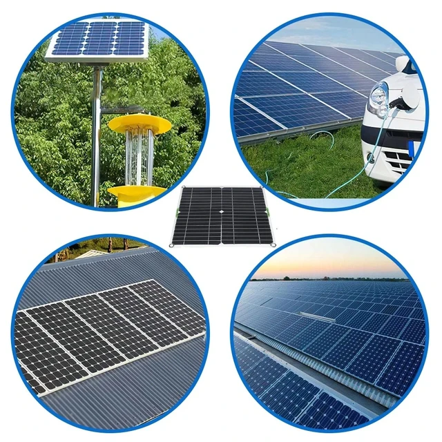 Alt view image 7 of 7 - 100W Solar Panel 12 Volt With 100A Controller For Caravan Car Van Boat Kits