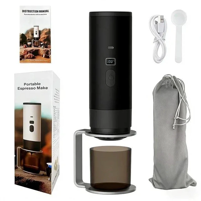 Alt view image 2 of 7 - Portable Coffee Maker Electric Capsule 3-in-1 for Car & Travel Rechargeable