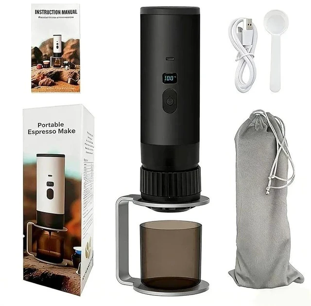 Alt view image 7 of 7 - Portable Coffee Maker Electric Capsule 3-in-1 for Car & Travel Rechargeable