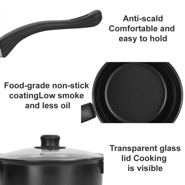 Alt view image 3 of 7 - 13 Pieces Kitchen Pots & Pans Set Nonstick Cookware Set Hot Pot & Frying pan