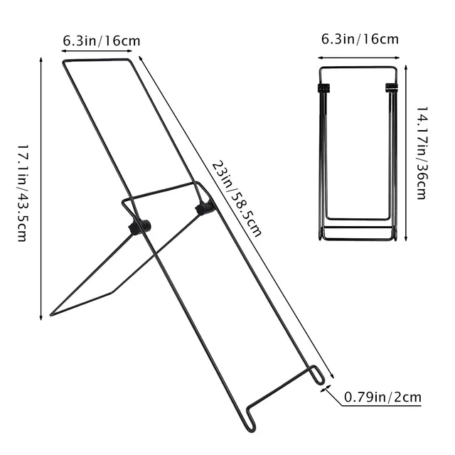 Alt view image 2 of 7 - Pair Solar Panel Fixed Bracket Mount Portable Carbon Steel Bracket Foldable