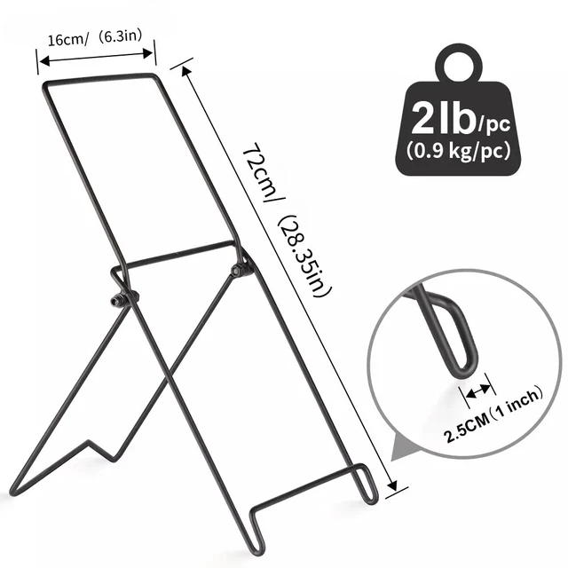 Alt view image 3 of 7 - Pair Solar Panel Fixed Bracket Mount Portable Carbon Steel Bracket Foldable