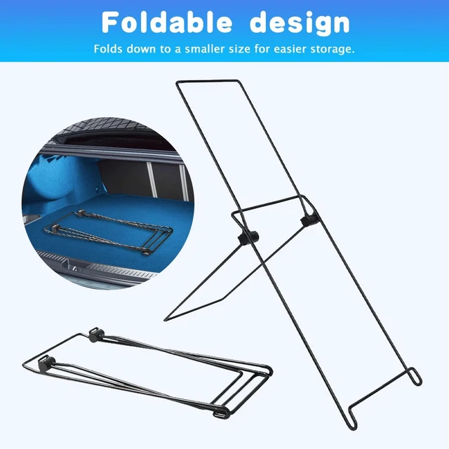 Alt view image 7 of 7 - Pair Solar Panel Fixed Bracket Mount Portable Carbon Steel Bracket Foldable