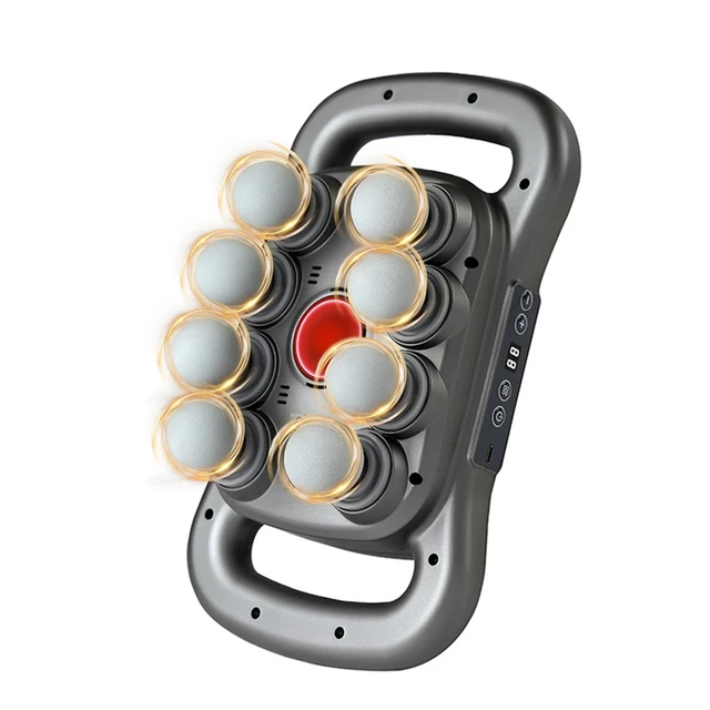 Alt view image 3 of 7 - 8 Head Massage Gun Set Deep Tissue Percussion Massager with 30 Levels & 3 Modes