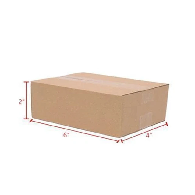 Alt view image 6 of 6 - 100 6x4x2 Cardboard Paper Boxes Mailing Packing Shipping Box Corrugated Carton