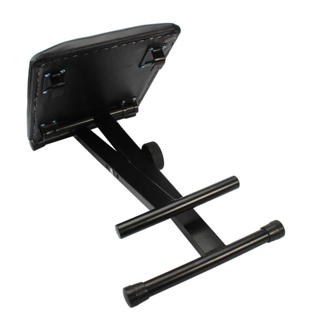 Alt view image 3 of 7 - Adjustable Piano Keyboard Bench Comfortable Padded Seat Folding Stool Chair