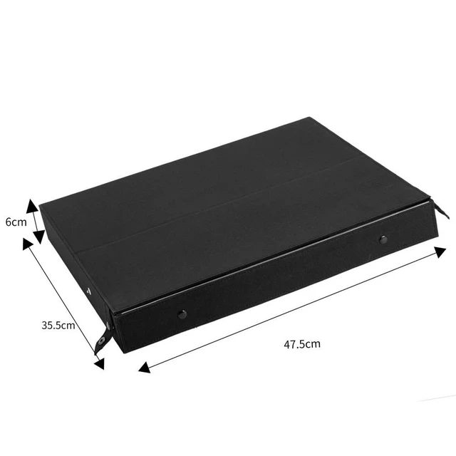 Alt view image 4 of 7 - 18 Slot Eyeglass Sunglasses Glasses Storage Grid Stand Case Box Holder Black US