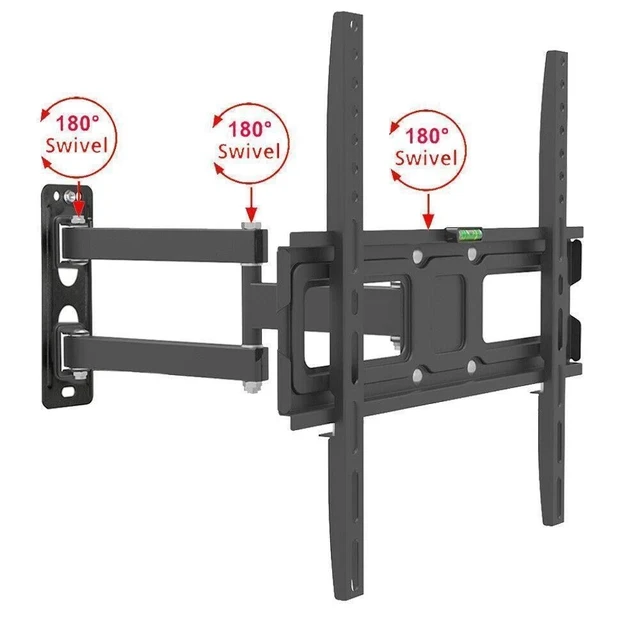 Alt view image 3 of 7 - Home Full Motion Video TV Wall Mount Bracket 32 36 37 42 43 46 50 55 60" LCD LED