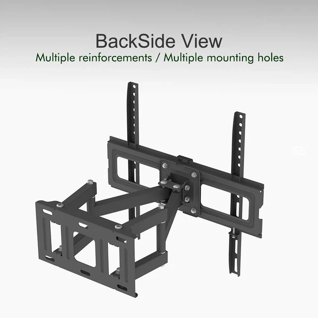Alt view image 7 of 7 - FULL MOTION LCD LED TV WALL MOUNT BRACKET SWIVEL 26 32 36 37 42 46 47 50 52 55"