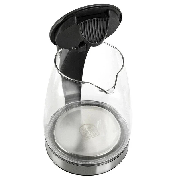 Alt view image 5 of 7 - 1.8L Electric Kettle Glass Water Tea Coffee Fast Boiling Auto Shut-off with LED
