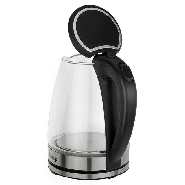 Alt view image 6 of 7 - 1.8L Electric Kettle Glass Water Tea Coffee Fast Boiling Auto Shut-off with LED