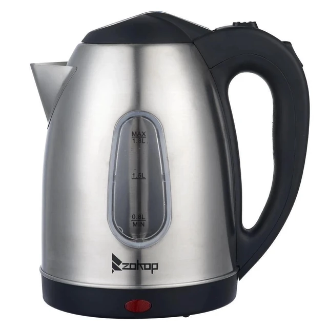 Alt view image 3 of 7 - Boil Hot Water Tea Kettle Safe Stainless Steel 1.5L 1500W Kitchen Home New