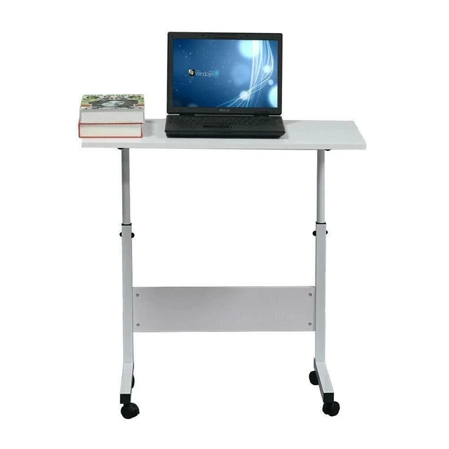 Alt view image 4 of 7 - Mobile Laptop Desk Adjustable Tray Table Portable Side Table Computer Stand