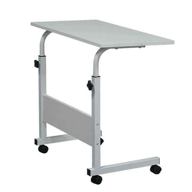 Alt view image 6 of 7 - Mobile Laptop Desk Adjustable Tray Table Portable Side Table Computer Stand
