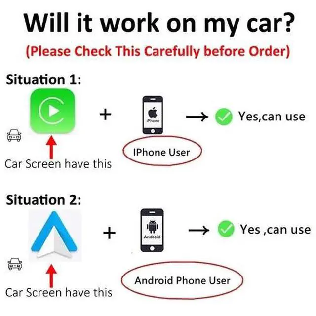 Alt view image 2 of 6 - 2026 Wireless CarPlay & Android Auto AI Box Android 13 Car Multimedia w/ YouTube