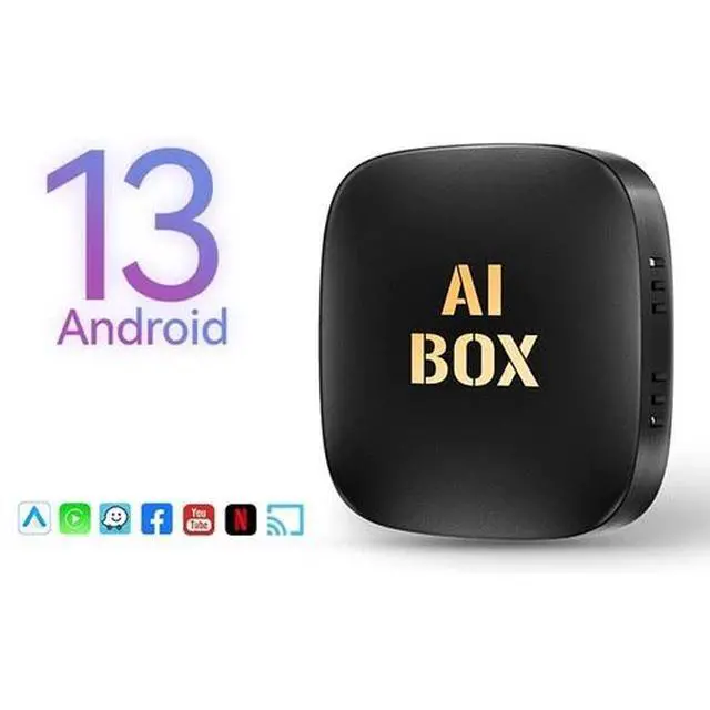 Alt view image 3 of 6 - 2026 Wireless CarPlay & Android Auto AI Box Android 13 Car Multimedia w/ YouTube