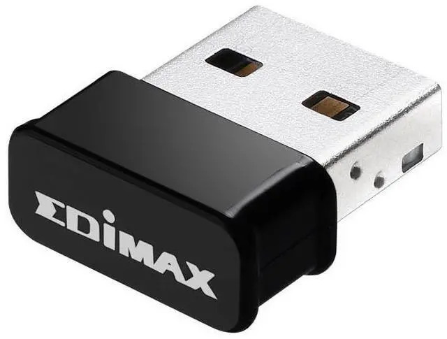 Main image of Edimax Wi-Fi 5 Nano 802.11ac AC1200 Dual-Band Adapter for PC, Wireless AC USB Adapter Dongle, Up to 867Mbps (5GHz) / 300Mbps (2.4GHz) Fast Transfer, Win 11 Plug-n-Play, Mac OS, Linux, EW-7822ULC