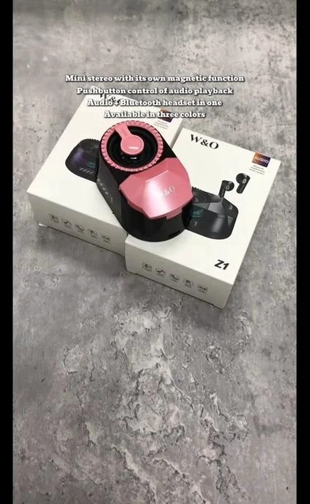 Alt view image 2 of 7 - 3-In-1 Magnetic Portable Speaker, Earbuds, RGB Lighting, 5.4 Bluetooth