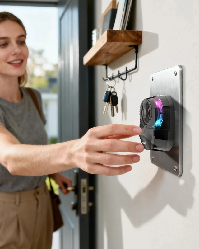 Alt view image 6 of 7 - 3-In-1 Magnetic Portable Speaker, Earbuds, RGB Lighting, 5.4 Bluetooth