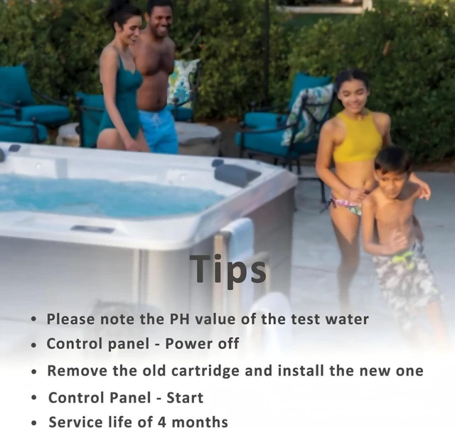 Alt view image 5 of 5 - 1 Pack FreshWater Salt System Cartridge Replacement for Hot Spring & Caldera Spa Salt Water System