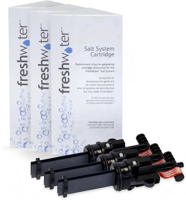 Main image of 3 Pack FreshWater Salt System Cartridge Replacement for Hot Spring & Caldera Spa Salt Water System