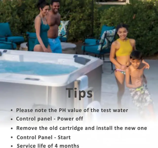 Alt view image 5 of 5 - 3 Pack FreshWater Salt System Cartridge Replacement for Hot Spring & Caldera Spa Salt Water System