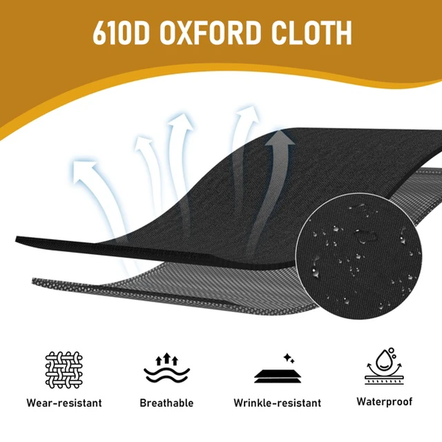Alt view image 3 of 5 - Portable Folding Camping Cot with Carrying Bag Army Black